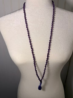 Amethyst Spiritual Tech Mala | Intuition, Protection & Inner Peace