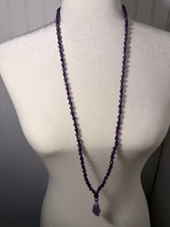 Amethyst Spiritual Tech Mala | Intuition, Protection & Inner Peace