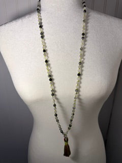 Black Rutilated Quartz Spiritual Tech Mala | Protection, Clarity & Transformation