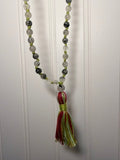Black Rutilated Quartz Spiritual Tech Mala | Protection, Clarity & Transformation