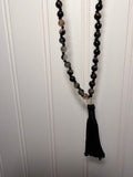 Black Tourmaline Spiritual Tech Mala | Protection, Grounding & Energetic Balance
