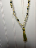 Prehnite Spiritual Tech Mala | Intuition, Healing & Inner Harmony